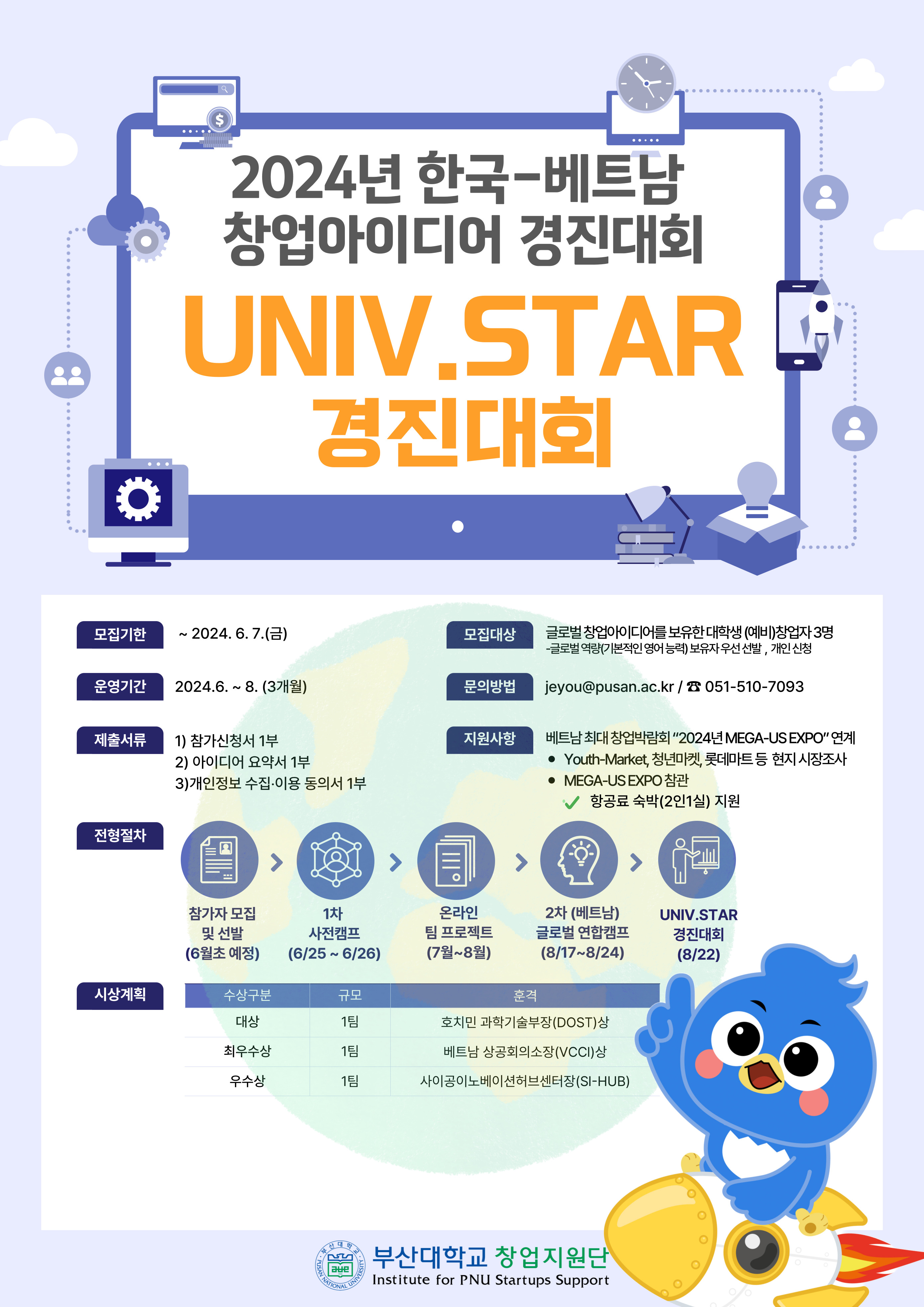 학과 - [창업지원단] 2024년 한-베 창업아이디어 경진대회 UNIV.STAR 개최